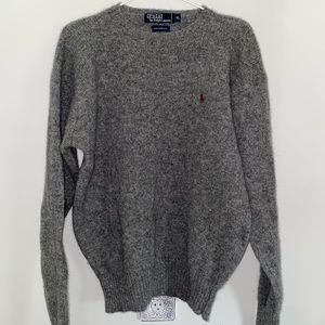 Polo Ralph Lauren Lambswool Gray Sweater XL